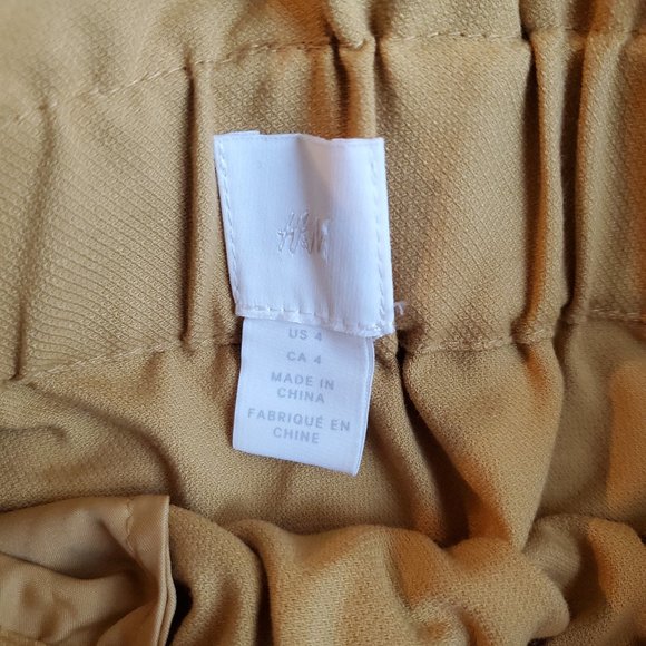 H&M Dark Yellow Mini Skirt - Picture 6 of 7